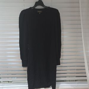 TRUTH Black Long-Sleeve Knit Dress